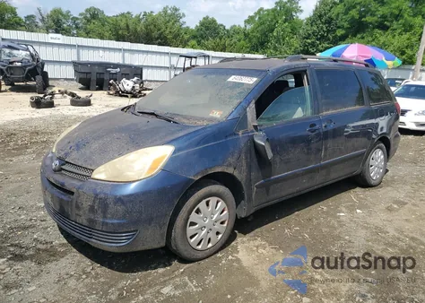 2005 Toyota Sienna Ce z USA, uszkodzony, nr VIN 5TDZA23CX5S340797